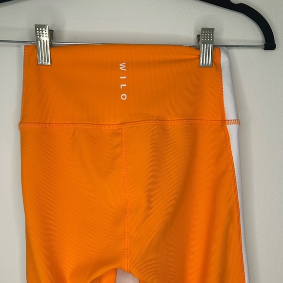 NWT WILO The Label Athletic Leggings Orange - Picture 5 of 8